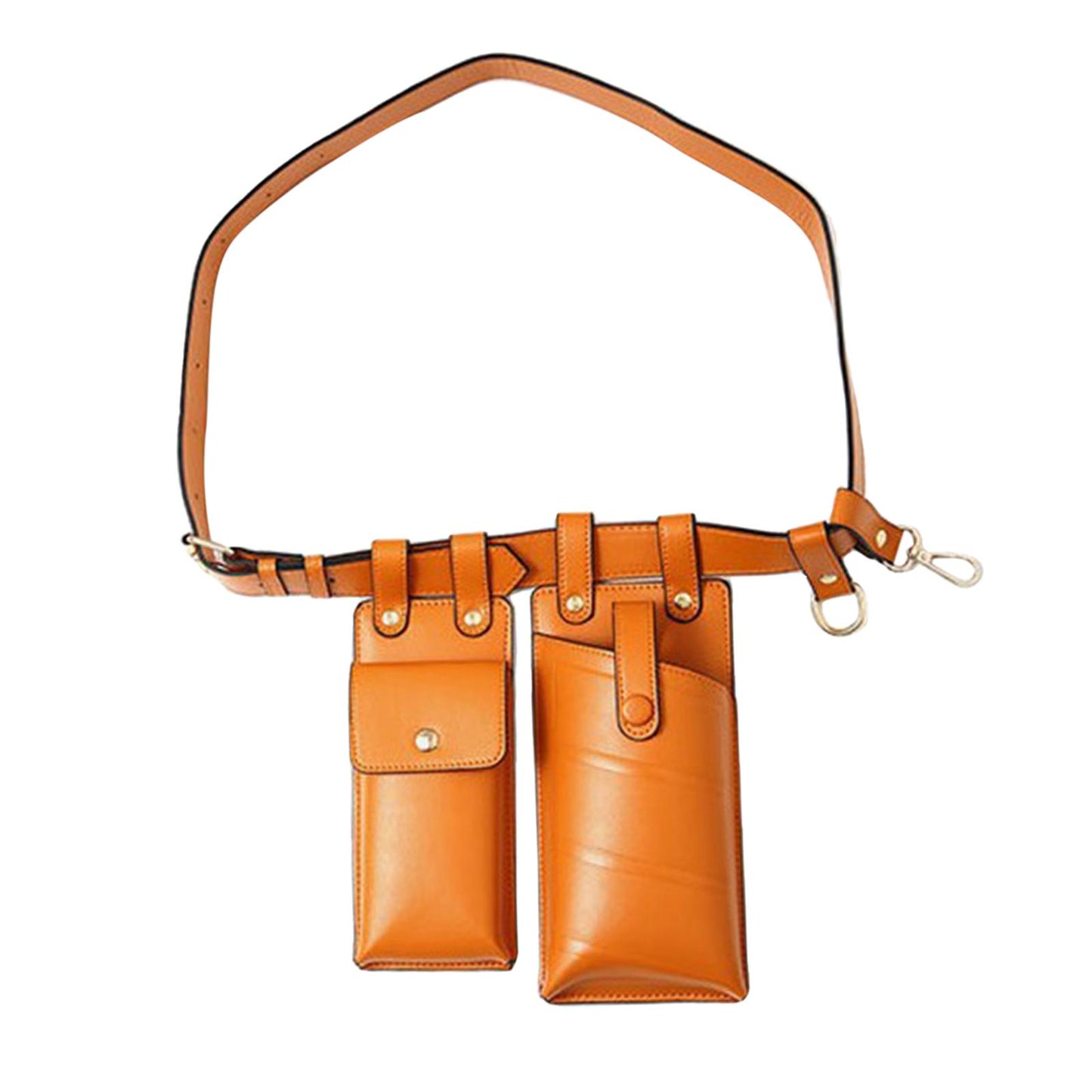 Waist Bag Crossbody Phone Pouch Fanny Pack Purse Designer Hip Pocket Brown