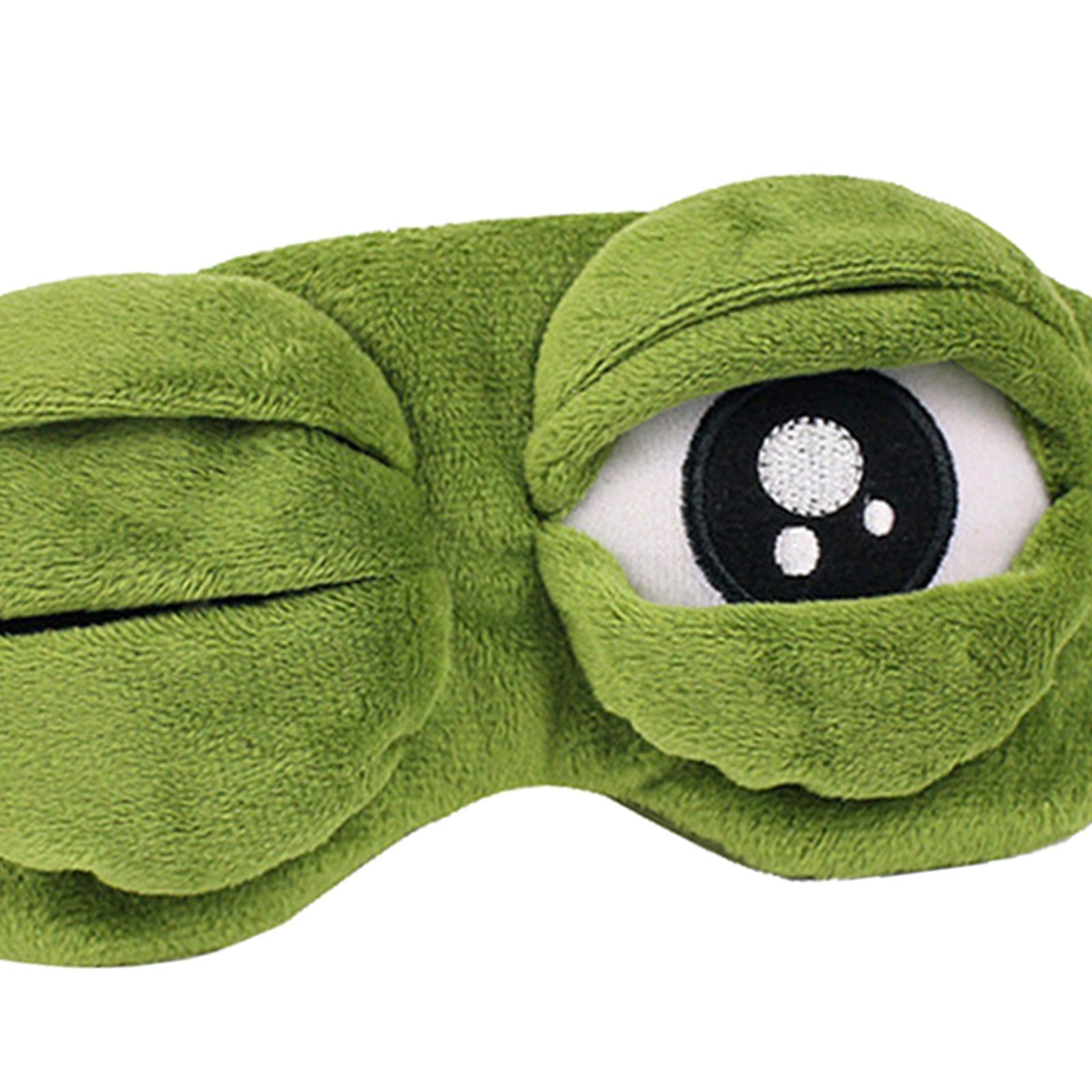 Travel Sleep Eye Mask Frog Padded Shade Cover Animal Sleeping Blindfold