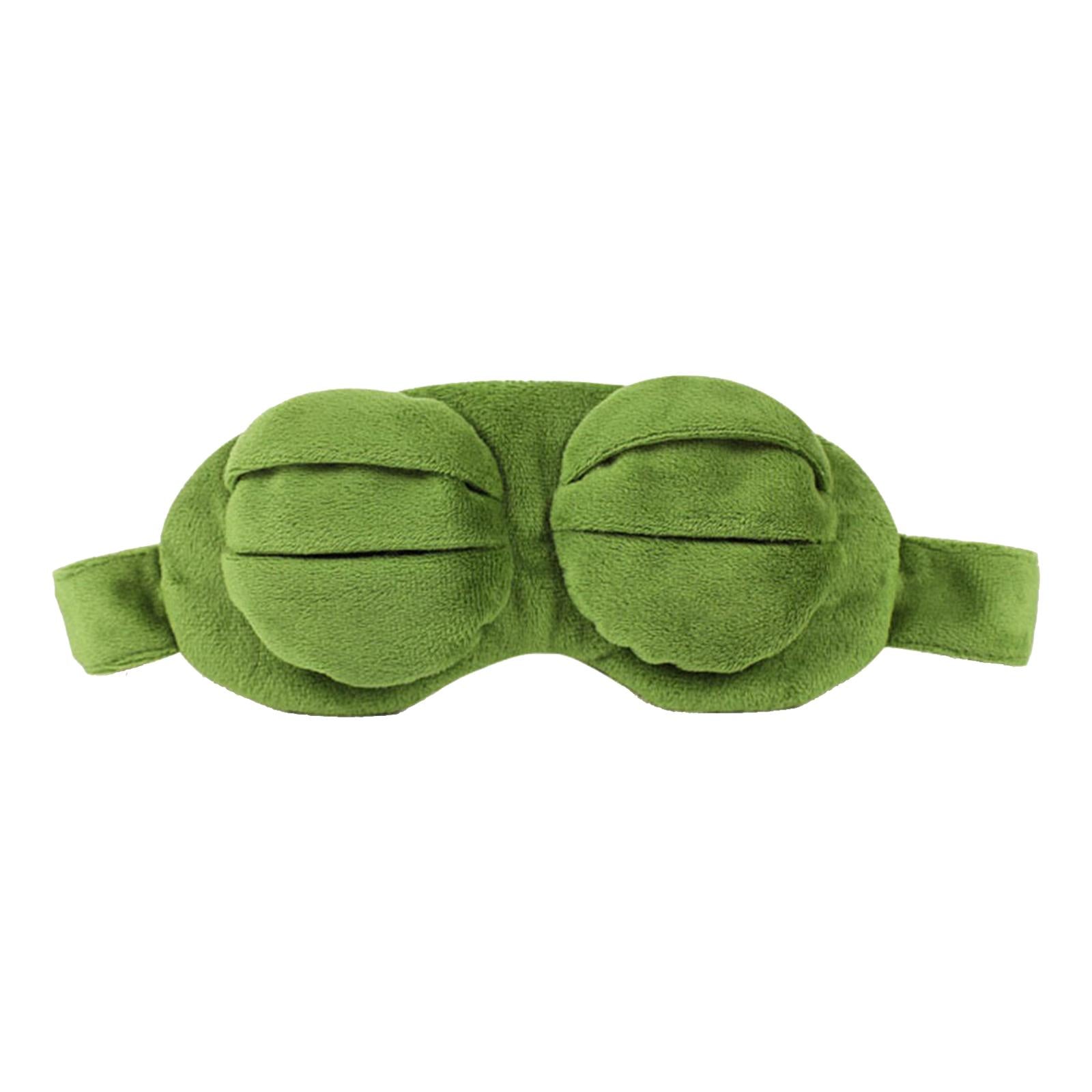 Travel Sleep Eye Mask Frog Padded Shade Cover Animal Sleeping Blindfold