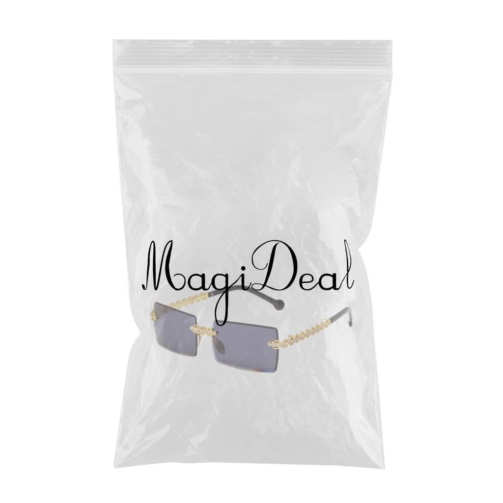 Female Rimless Sunglasses UV400 Driving Sun Glasses Sandy Beach Eyewear 11