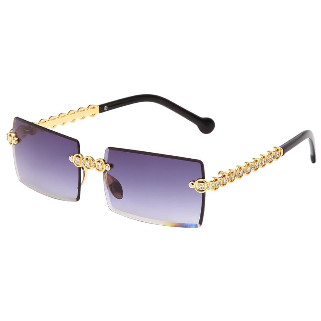 Rimless Sunglasses UV400 Driving Sun Glasses Sandy Beach Eyewear