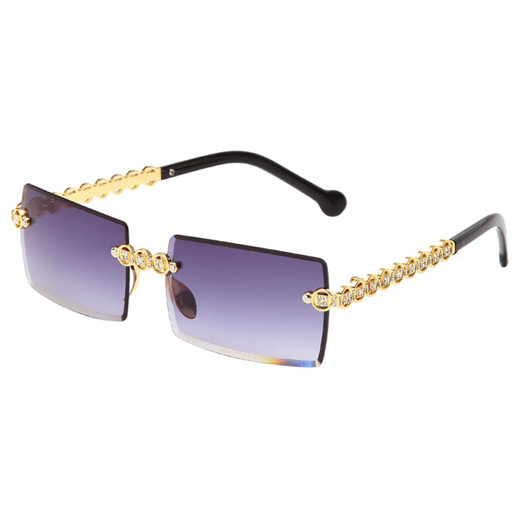 Rimless Sunglasses UV400 Driving Sun Glasses Sandy Beach Eyewear