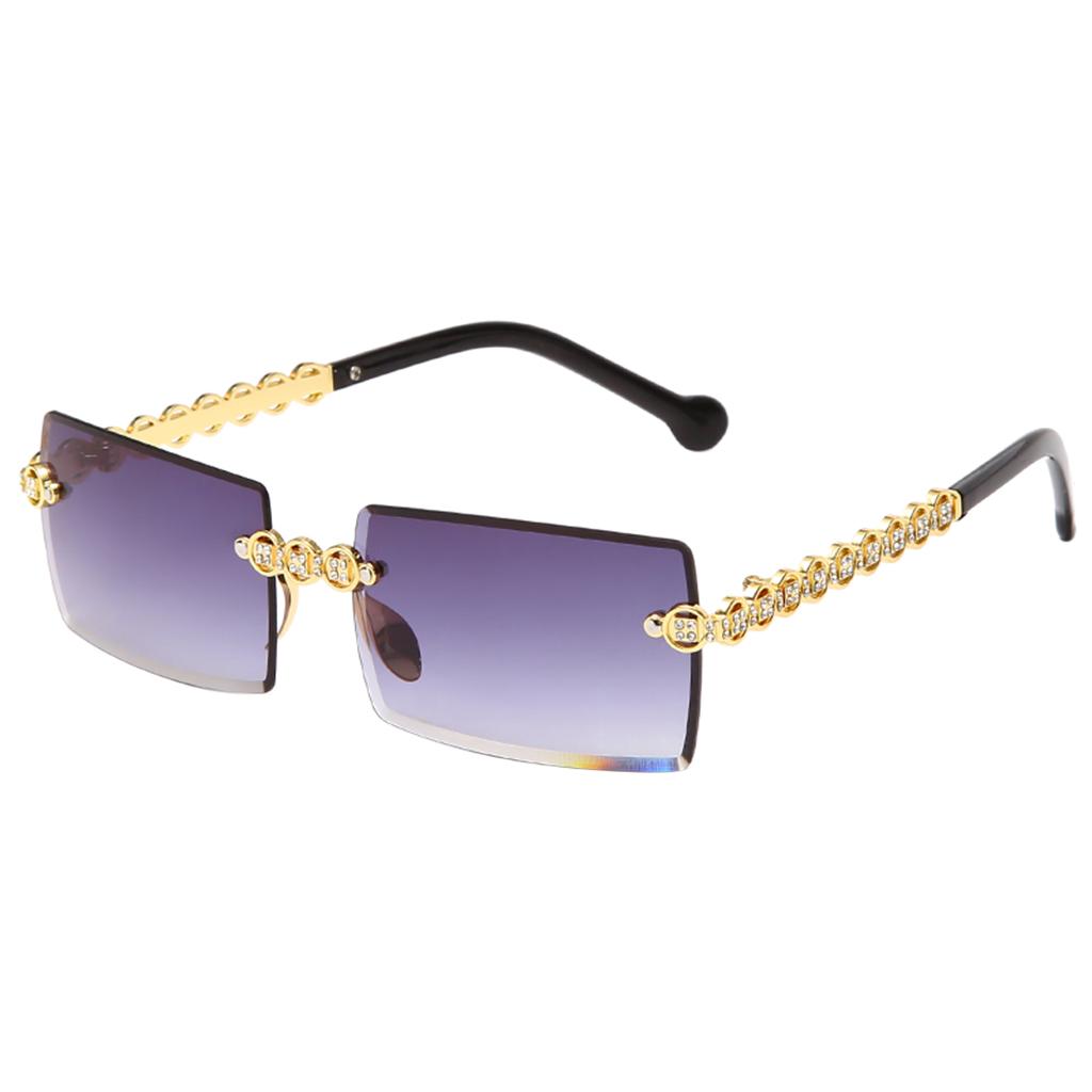 Rimless Sunglasses UV400 Driving Sun Glasses Sandy Beach Eyewear