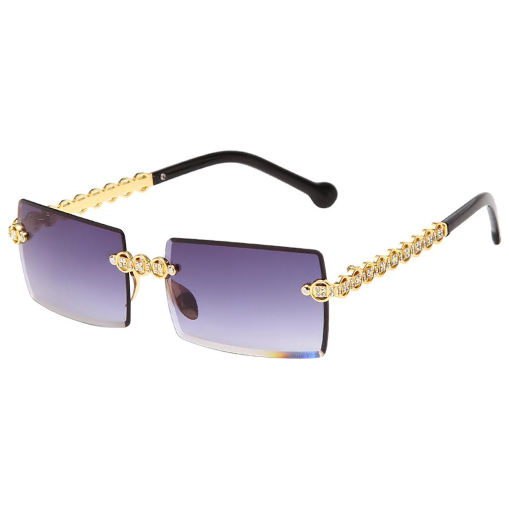 Rimless Sunglasses UV400 Driving Sun Glasses Sandy Beach Eyewear