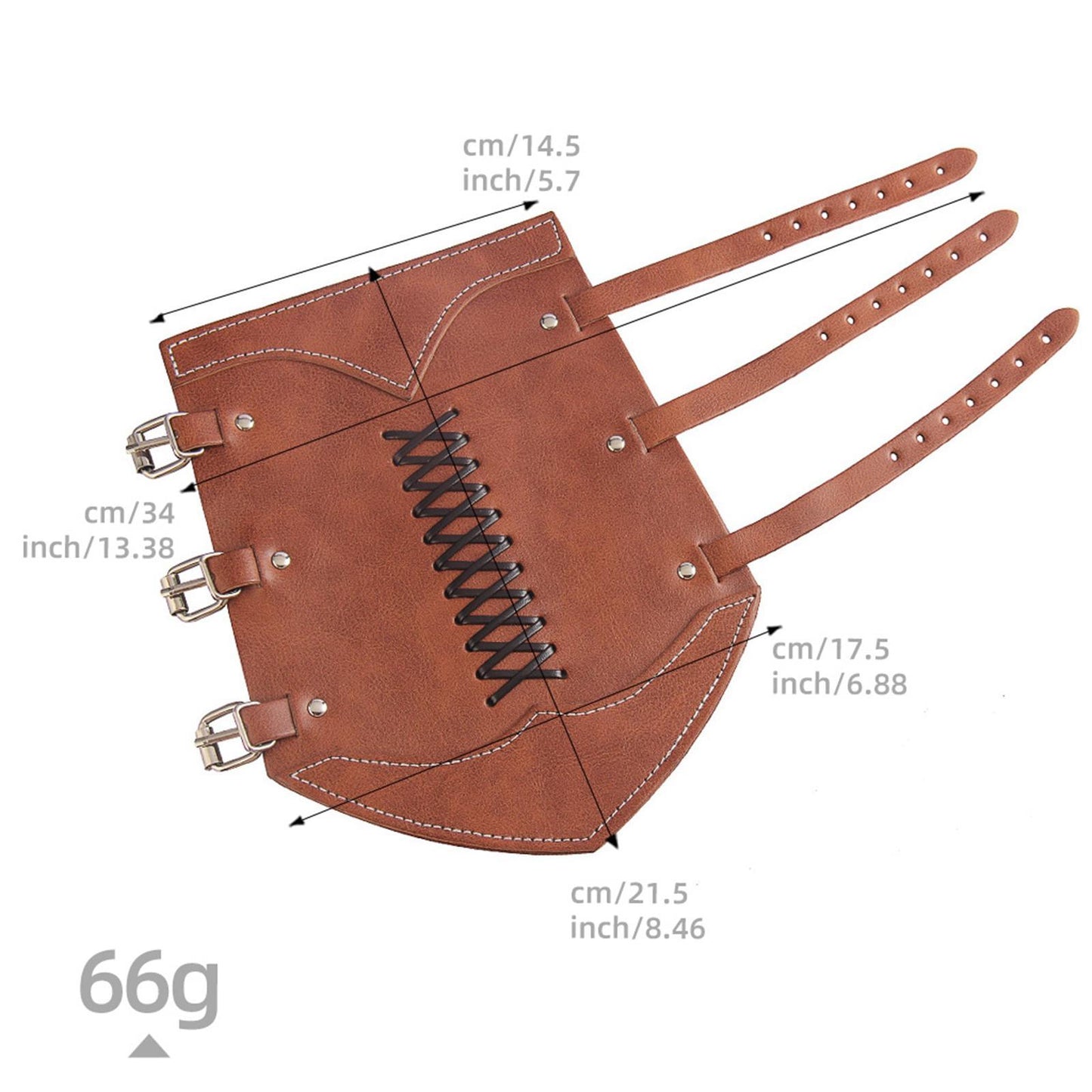 Gauntlet Medieval Costume Bracers Cosplay Horsing Riding Men Women Coffee