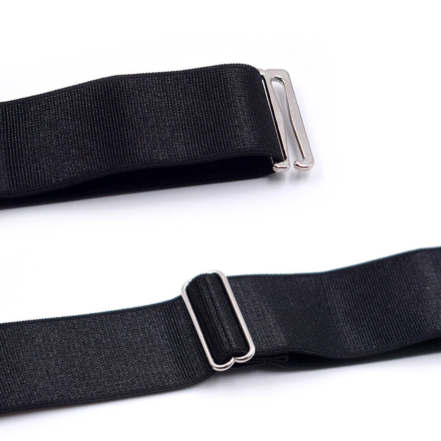 2x Shirt Stays Suspenders Leg Garters Adjustable Elastic Holders Men Women A