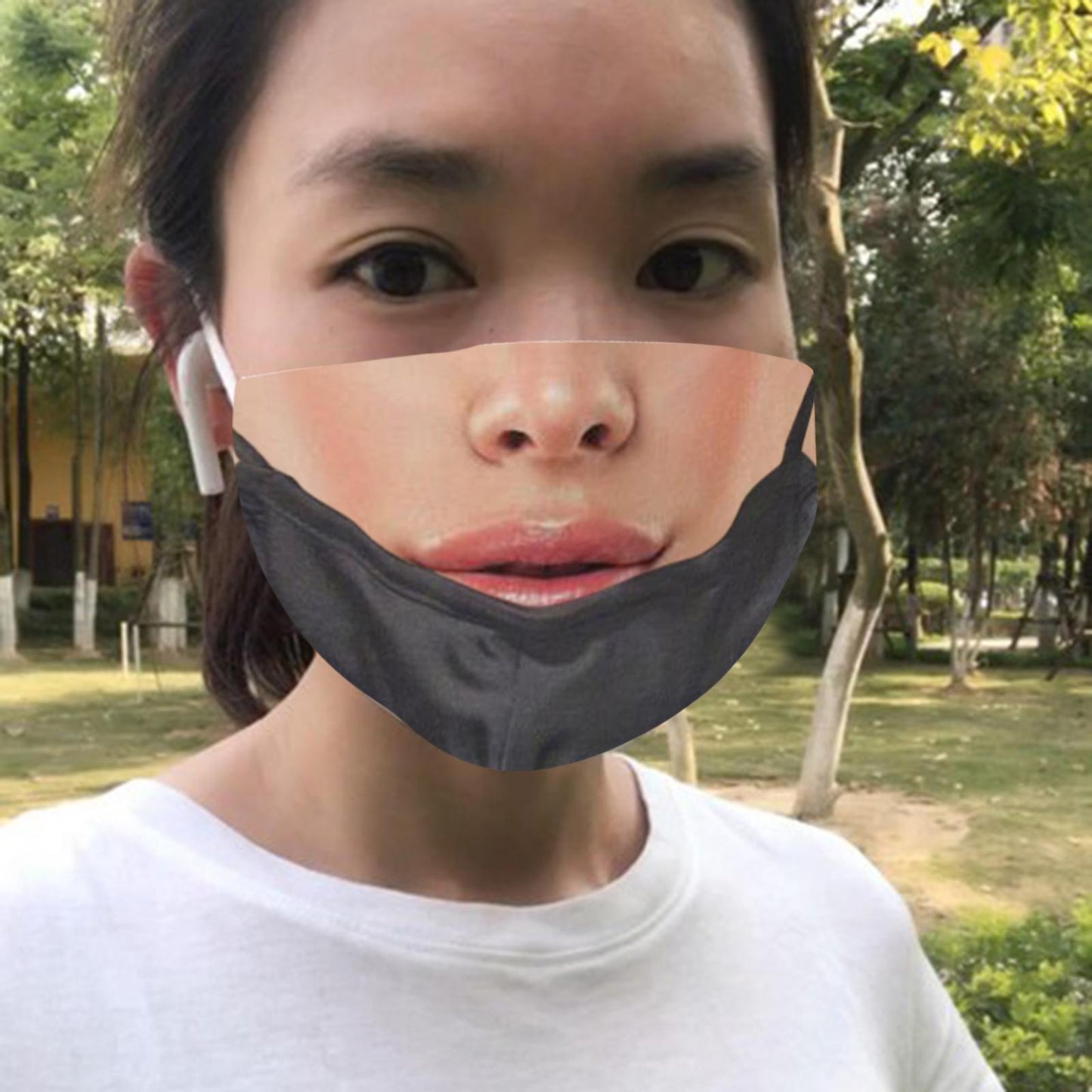 Funny Face Mask Breathable Washable Mouth Protection Reusable Mouth Mask I