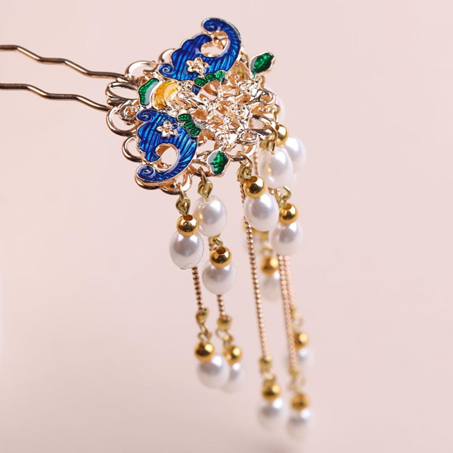Women Flower Crystal Hair Pins Clips Bridesmaid Bridal Hair Decor Hair Stick