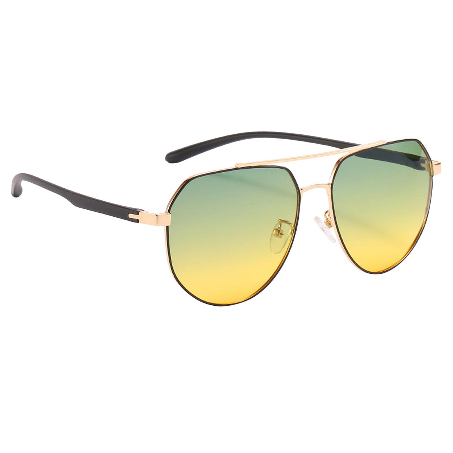 Polarized Sunglasses for Men Sport Cycling Driving Glasses Lightweight black gold