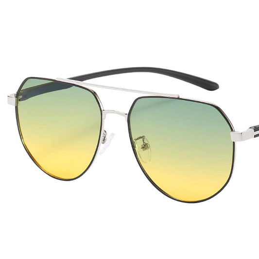 Polarized Sunglasses for Men Sport Cycling Driving Glasses Lightweight black silver