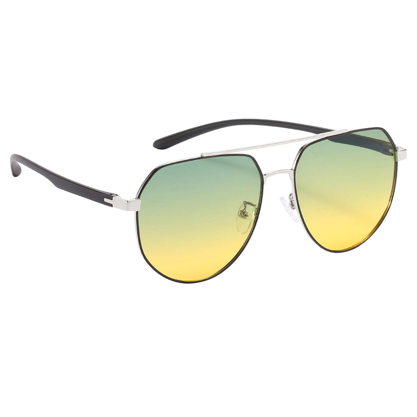 Polarized Sunglasses for Men Sport Cycling Driving Glasses Lightweight black silver