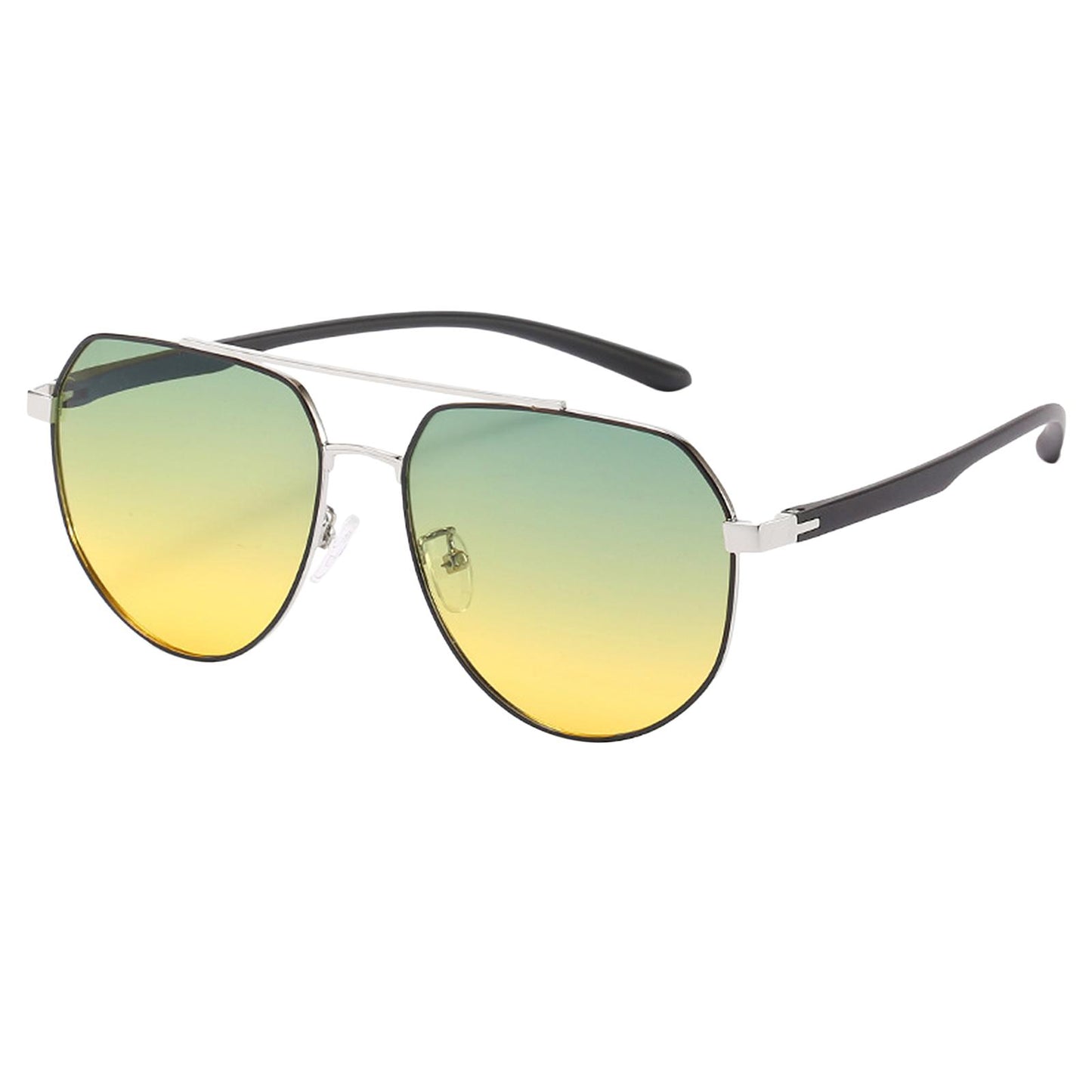 Polarized Sunglasses for Men Sport Cycling Driving Glasses Lightweight black silver