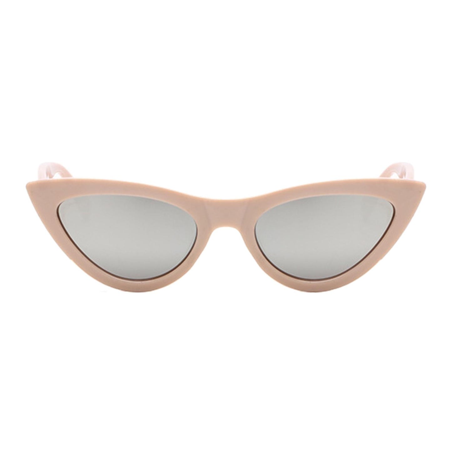 Riding Glasses Fishing Glasses Retro Vintage Cateye Sun Glasses for Women Beige