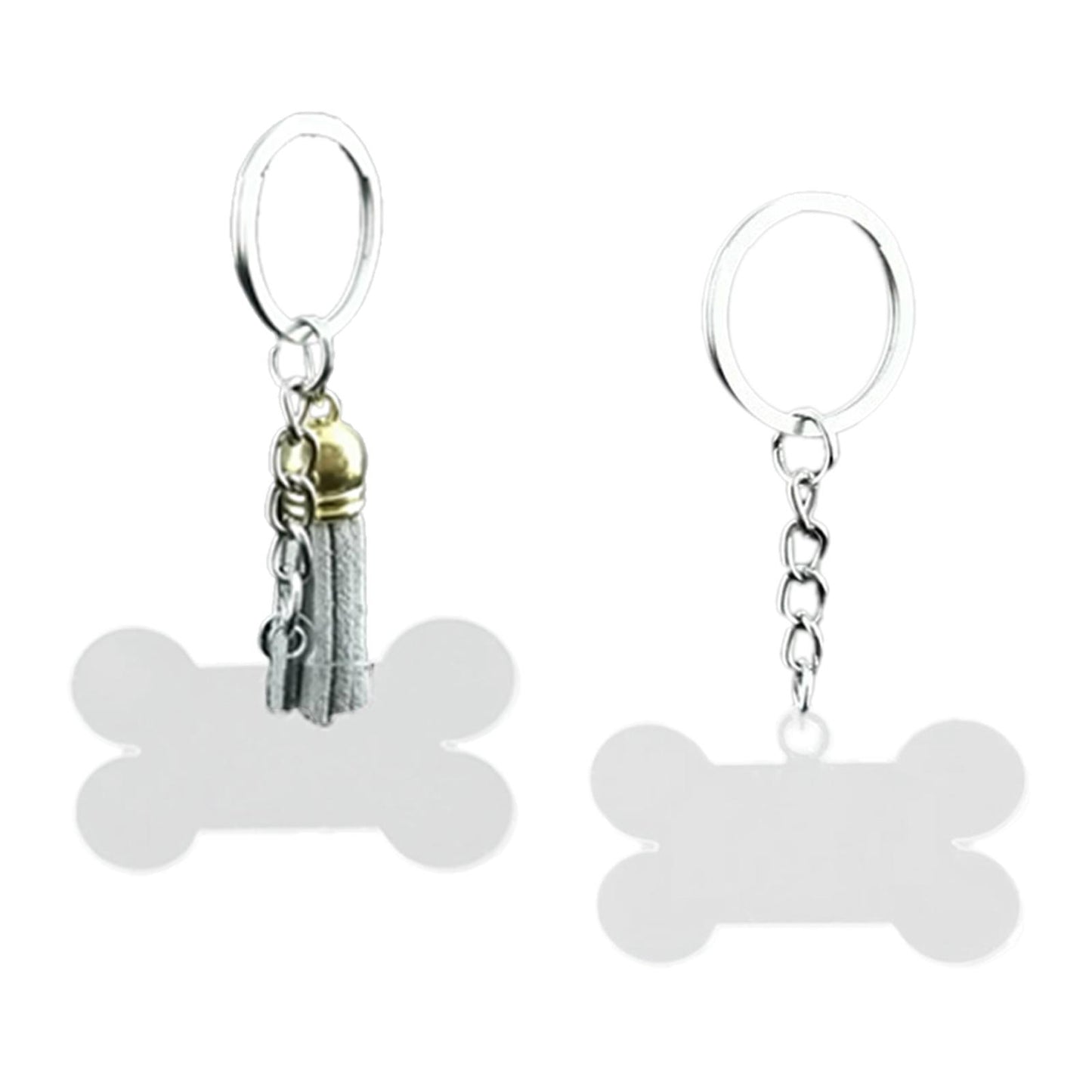 10pcs Acrylic Key Chain Keychain Blanks Pendants Charm Keyring Tassels