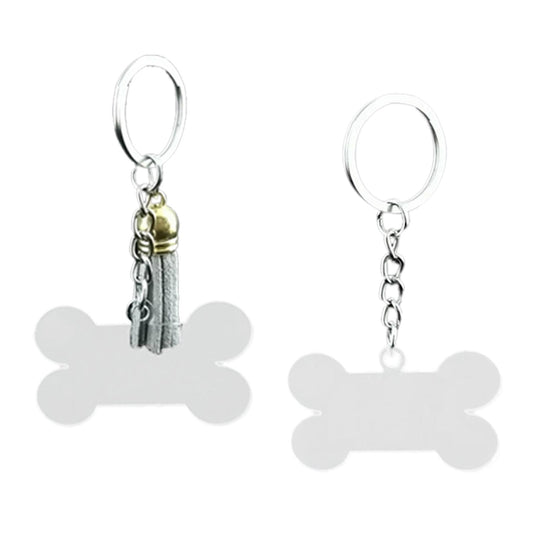10pcs Acrylic Key Chain Keychain Blanks Pendants Charm Keyring Tassels