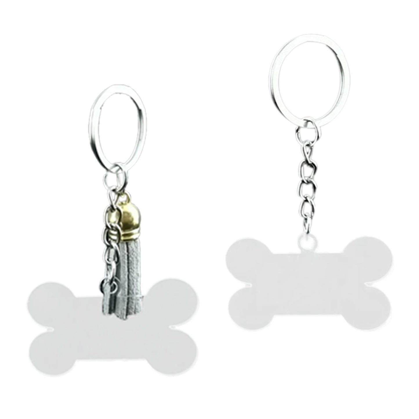 10pcs Acrylic Key Chain Keychain Blanks Pendants Charm Keyring Tassels