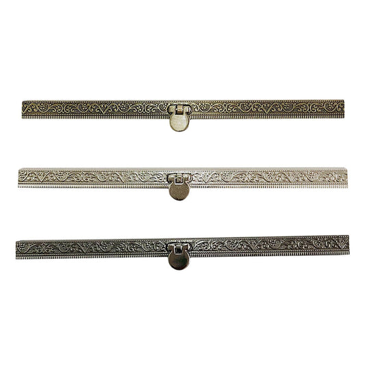 Metal Coin Purse Bag Frames Kiss Clasp Locks, DIY Accessory Silver