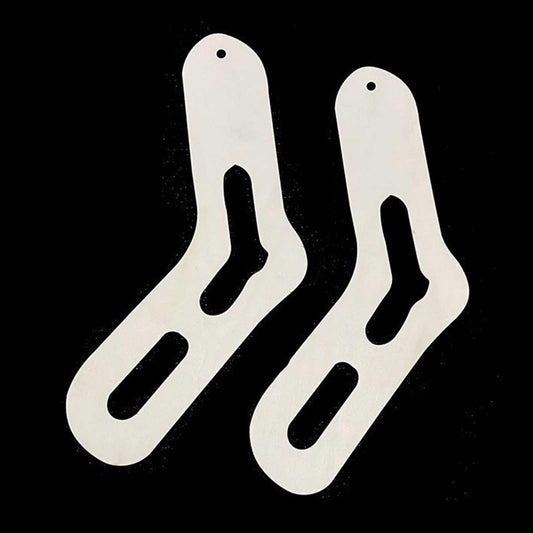 2 Pack Wooden Sock Blocker Stretchers Display Handmade Hand Knitting Mold A
