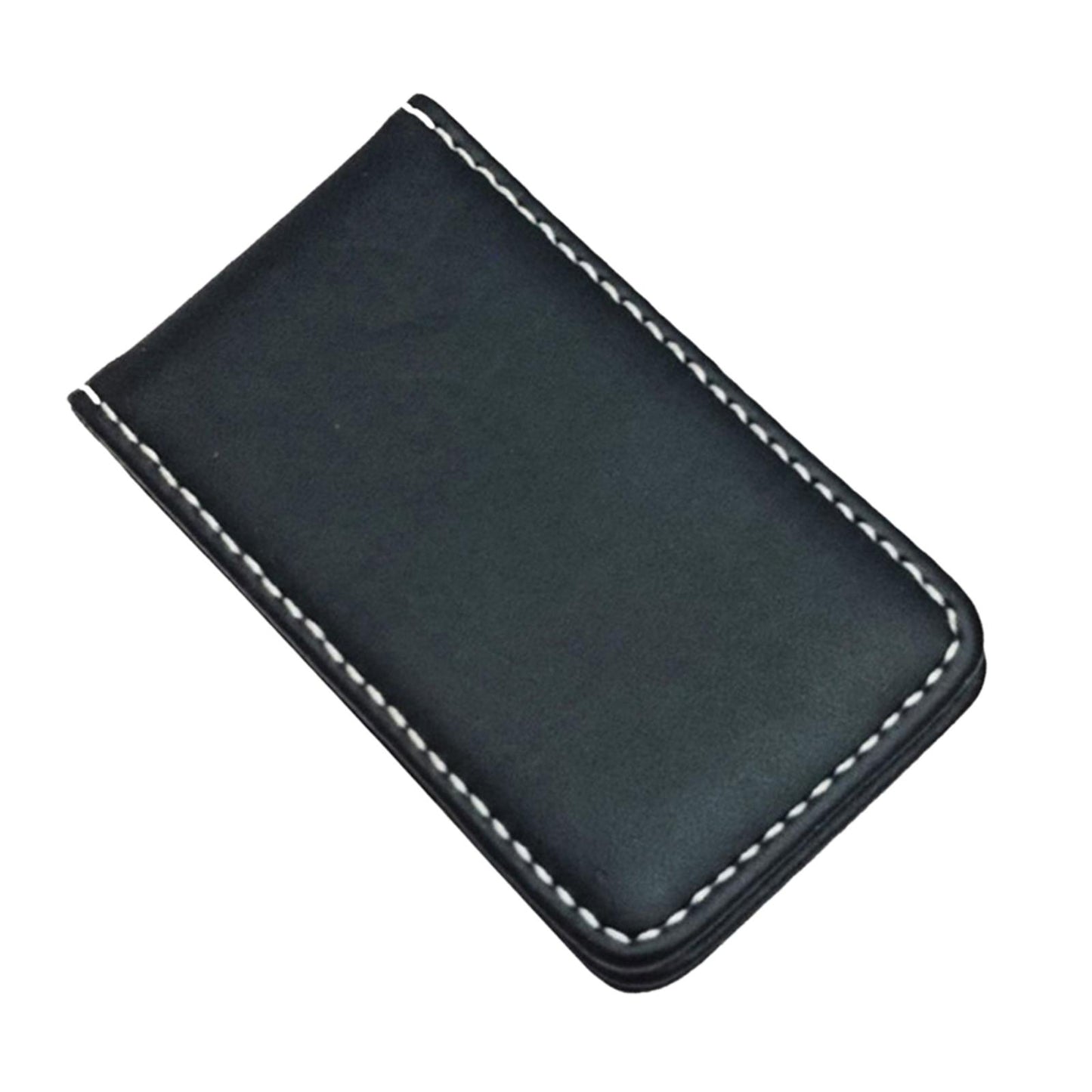 Magnetic Money Clip Dollar Cash Clamp Card Holder Wallet Black_80x46x8mm