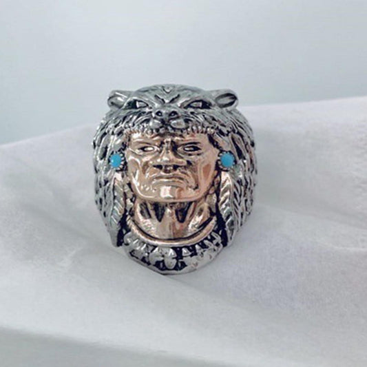 Vintage Style Werewolf Rings for Men Hip Hop Party Jewelry Punk Ring Gift 8