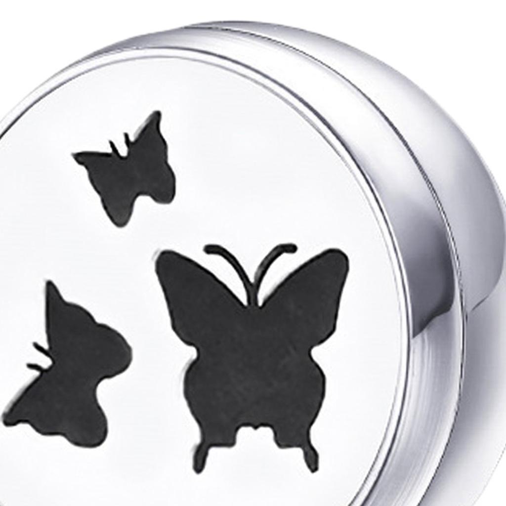 Stainless Steel Essential Oil Diffuser Locket Button for Face Mask WIFI