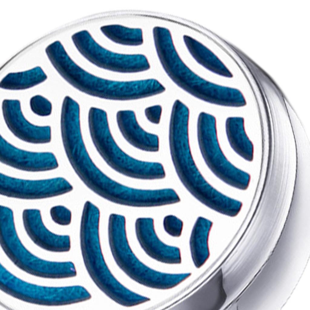 Stainless Steel Essential Oil Diffuser Locket Button for Face Mask Butterfly