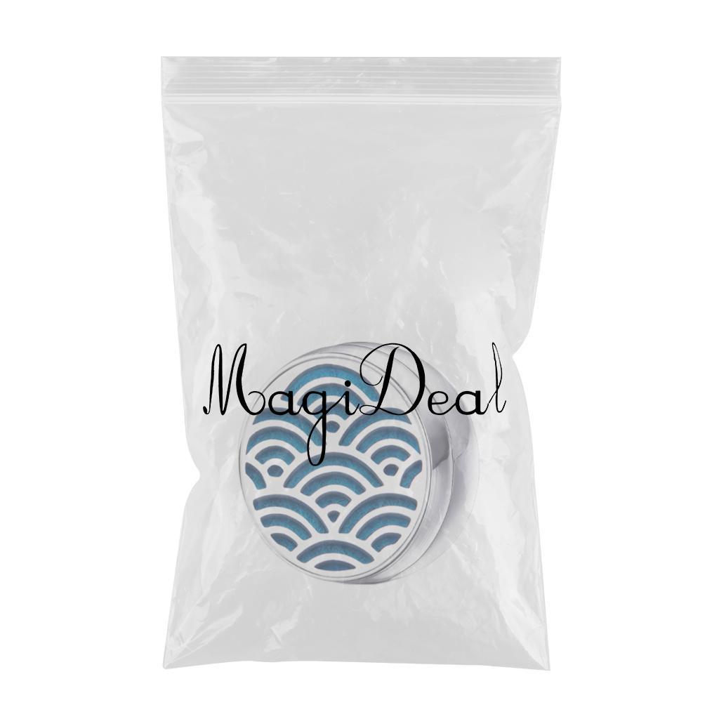 Stainless Steel Essential Oil Diffuser Locket Button for Face Mask Butterfly