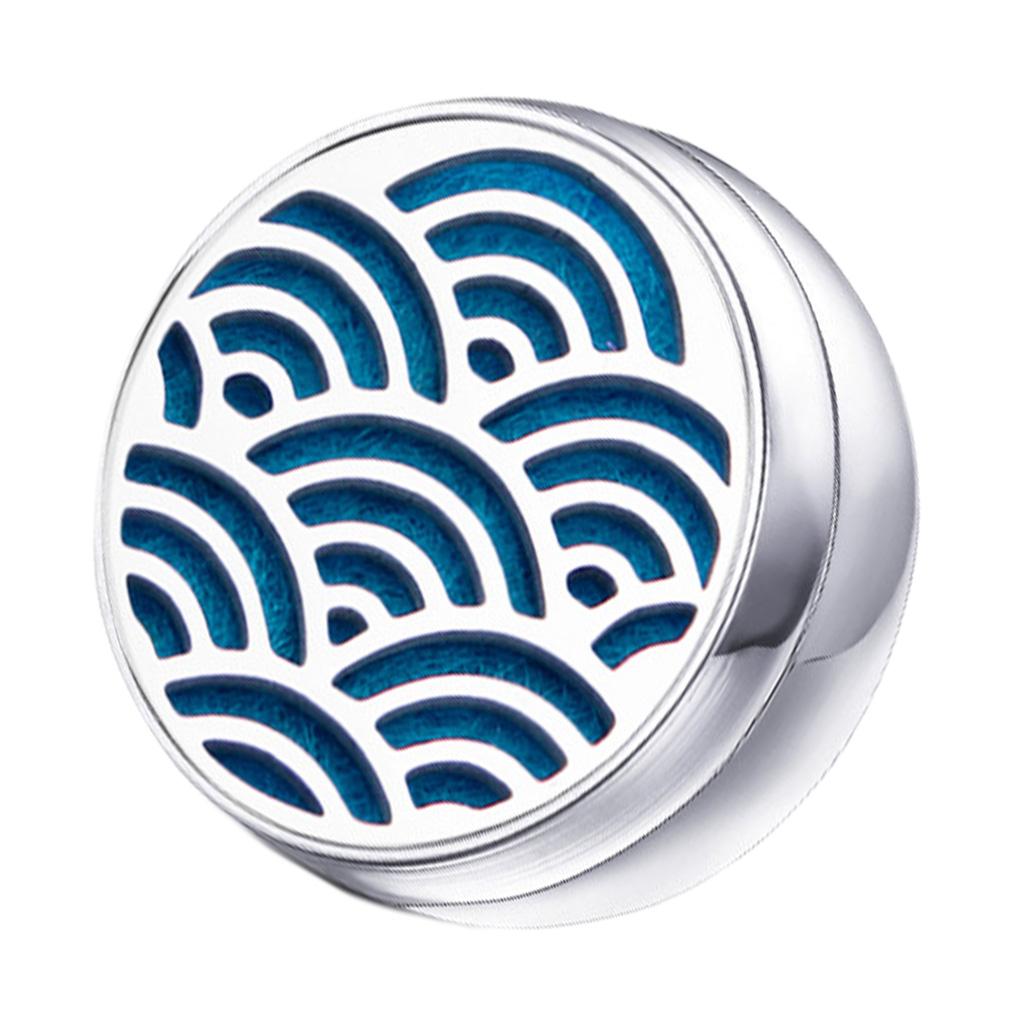 Stainless Steel Essential Oil Diffuser Locket Button for Face Mask Butterfly