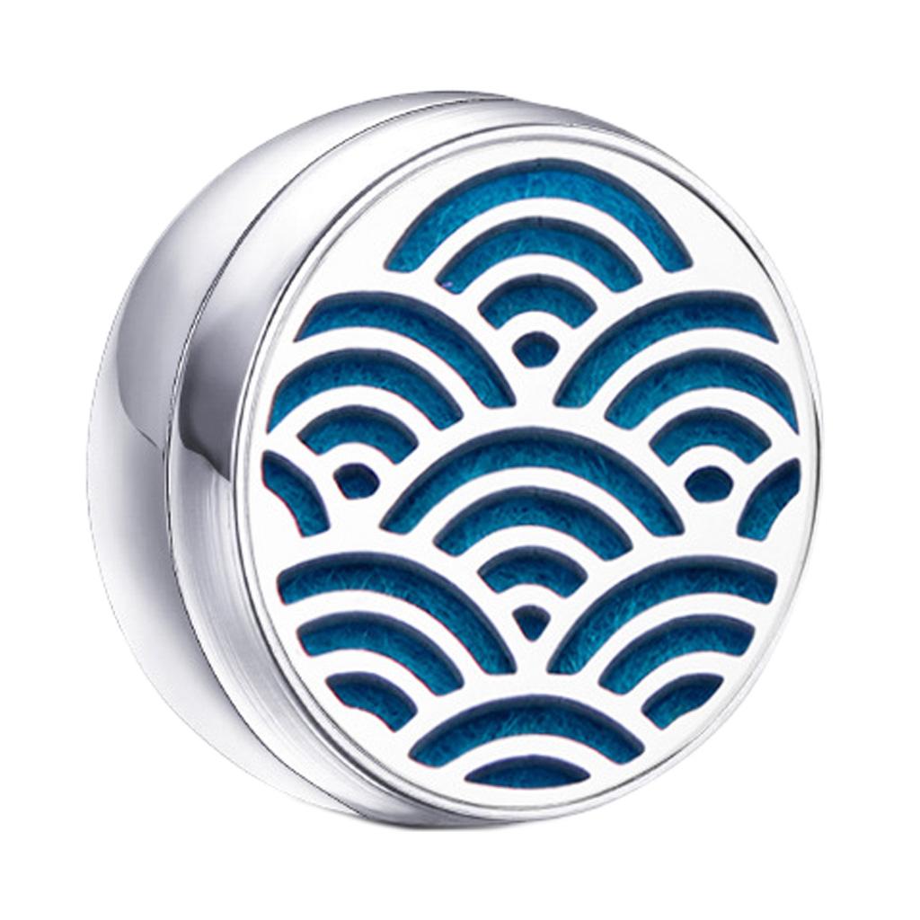 Stainless Steel Essential Oil Diffuser Locket Button for Face Mask Butterfly