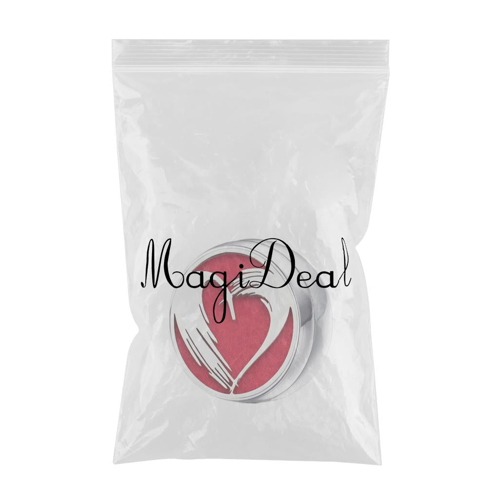 Stainless Steel Essential Oil Diffuser Locket Button for Face Mask Heart