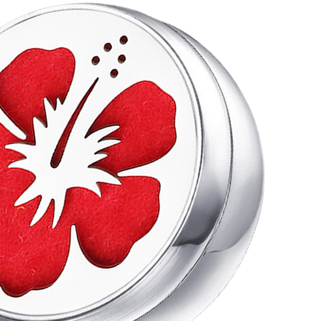 Stainless Steel Essential Oil Diffuser Locket Button for Face Mask Flower
