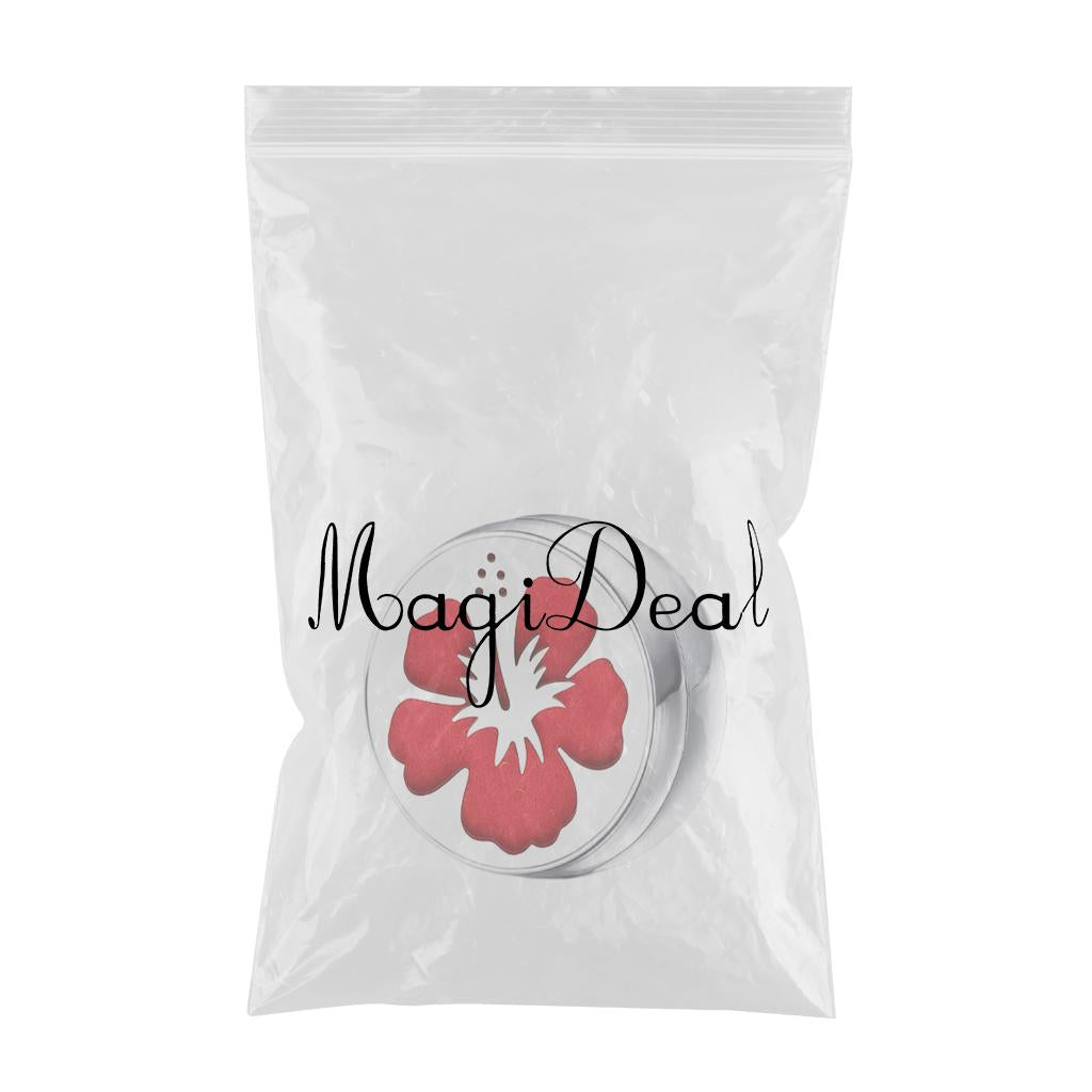 Stainless Steel Essential Oil Diffuser Locket Button for Face Mask Flower
