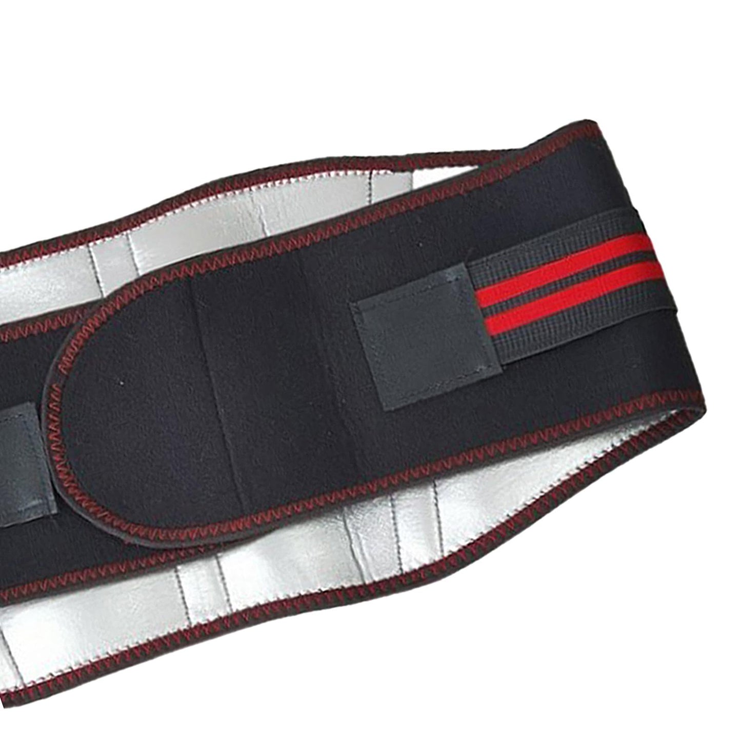 Weight Loss Waist Trainer Slimming Trimmer Belt Strap Red Silver S