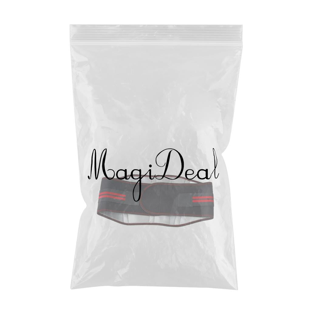 Weight Loss Waist Trainer Slimming Trimmer Belt Strap Red Silver S