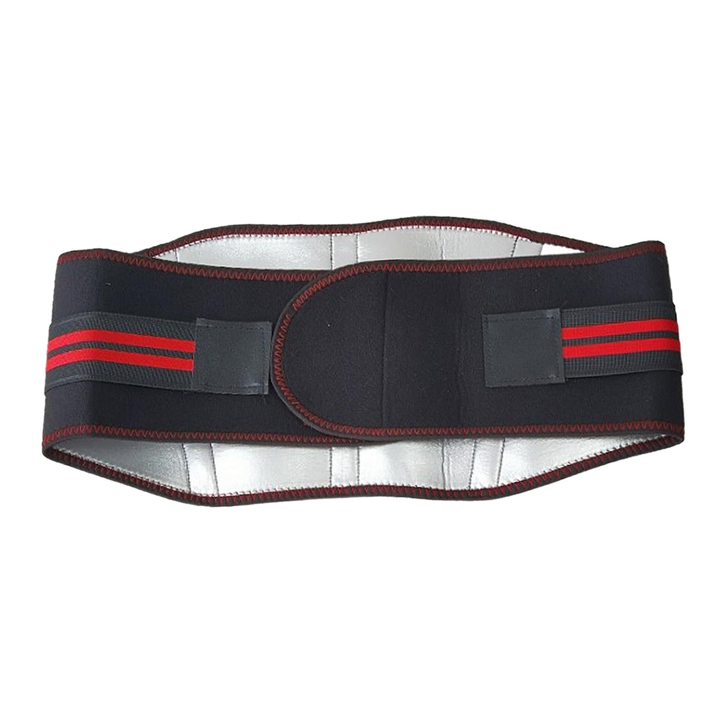 Weight Loss Waist Trainer Slimming Trimmer Belt Strap Red Silver S