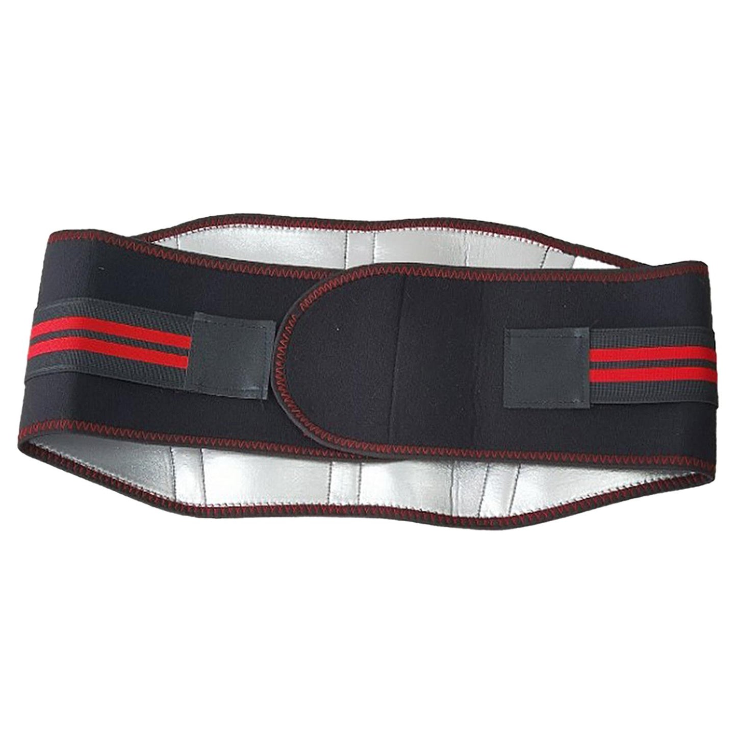 Weight Loss Waist Trainer Slimming Trimmer Belt Strap Red Silver S
