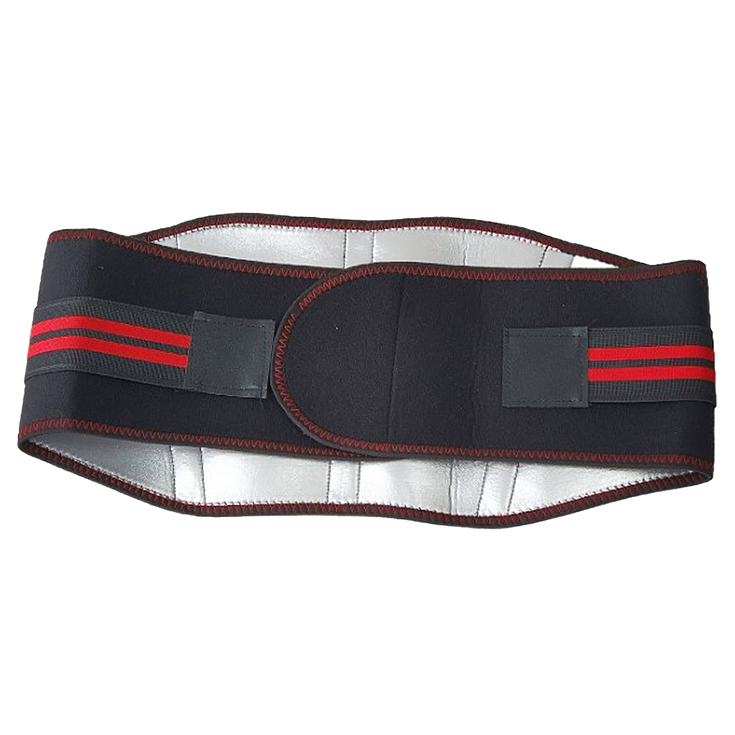 Weight Loss Waist Trainer Slimming Trimmer Belt Strap Red Silver XXL