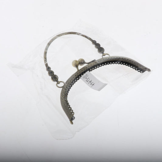 Metal Purse Frame with Handle Kiss Clasp Lock DIY Bag Making 3 Flowers
