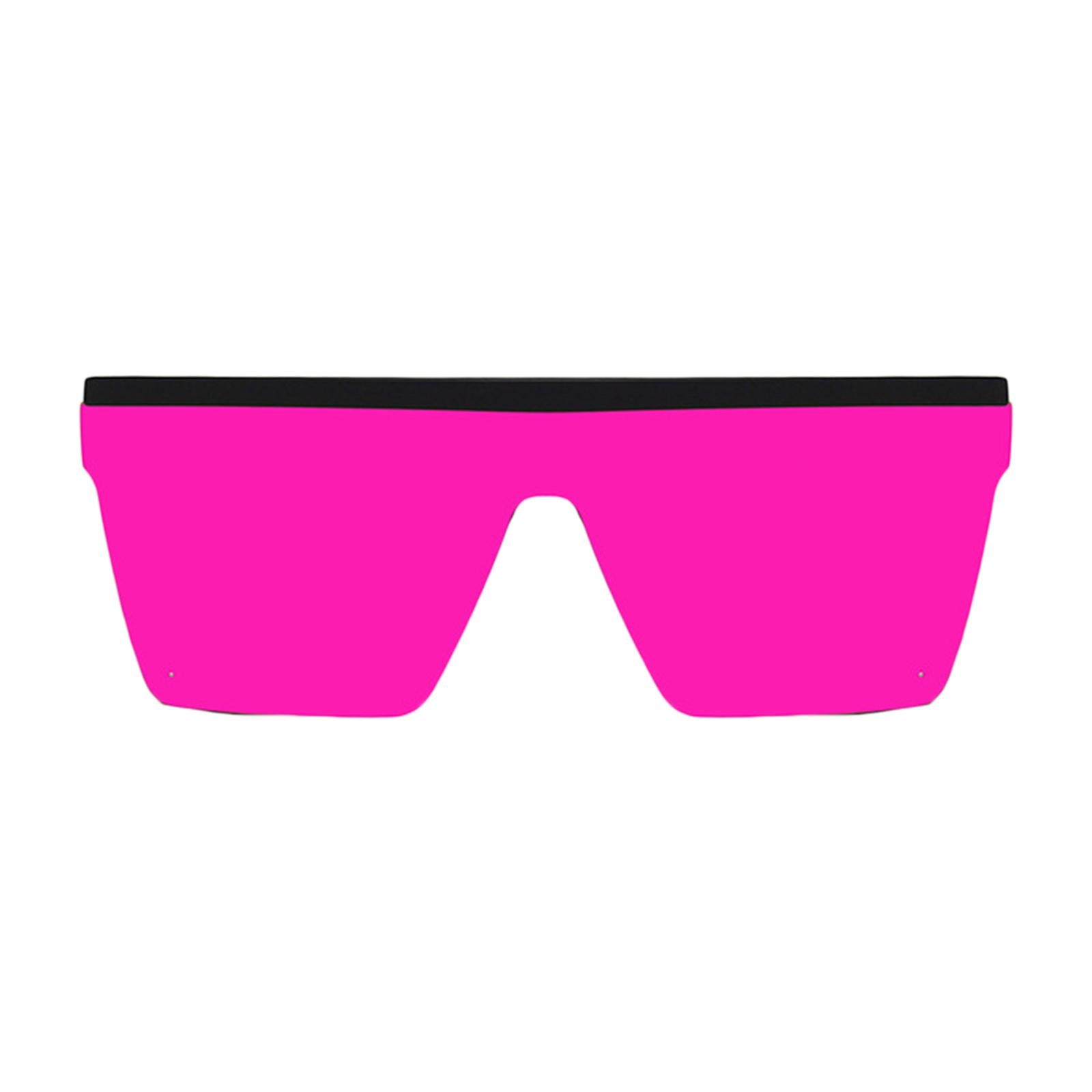 Trendy Frame Retro Square Sunglasses Women Men Large Flat Top Shades Unisex