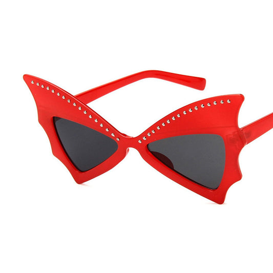 Fashion Oversized Sunglasses Women's Luxury Large Big Sunglass UV400 Red