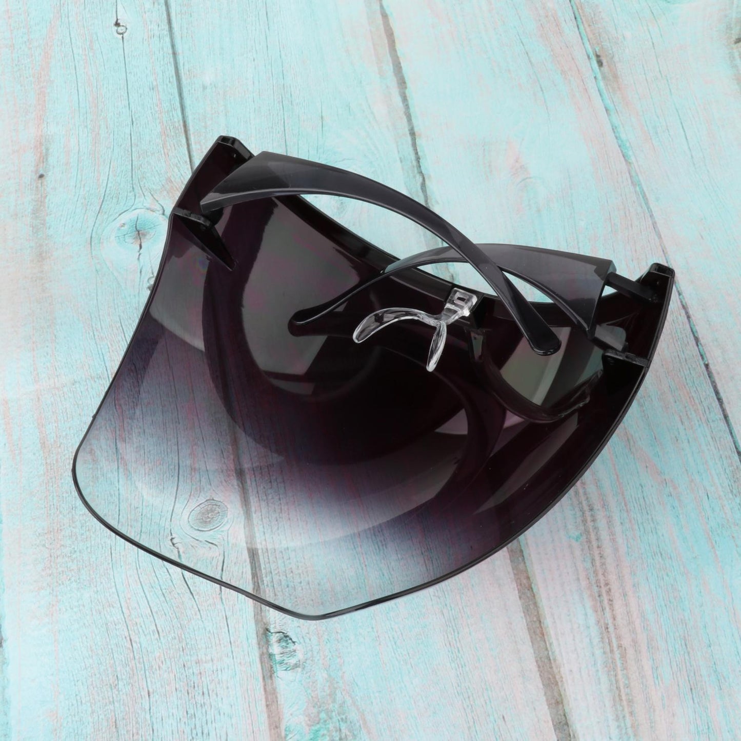 Face Shield Safety Sunglasses Clear Eyewear Reusable Easy Clean Windproof purple
