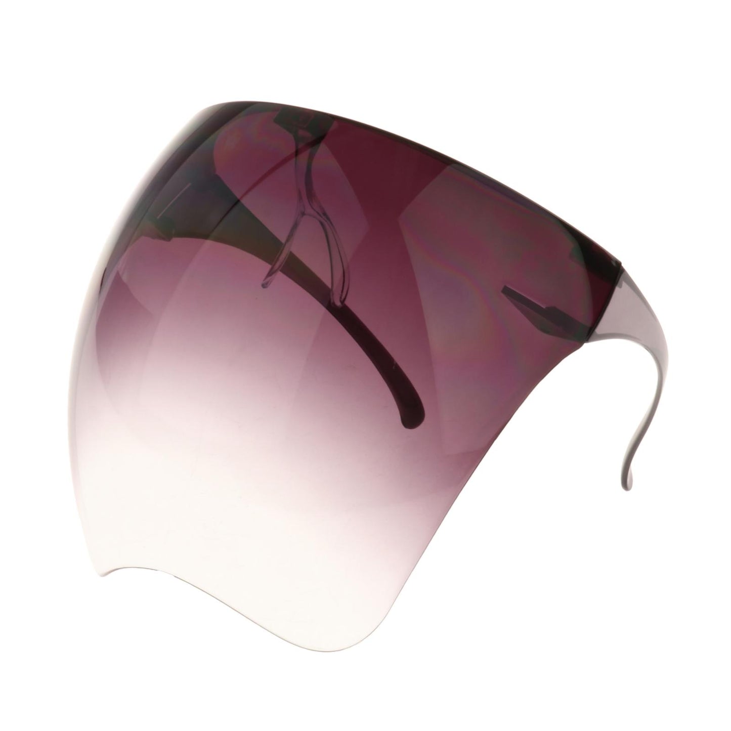 Face Shield Safety Sunglasses Clear Eyewear Reusable Easy Clean Windproof purple