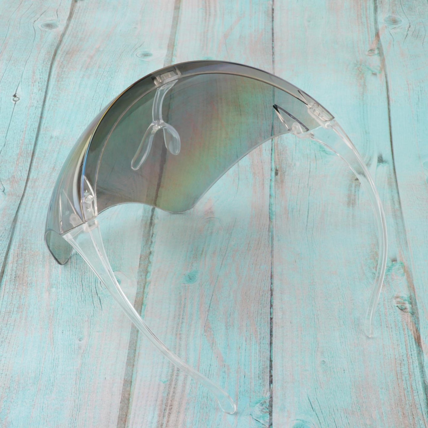 Face Shield Safety Sunglasses Clear Eyewear Reusable Easy Clean Windproof colorful
