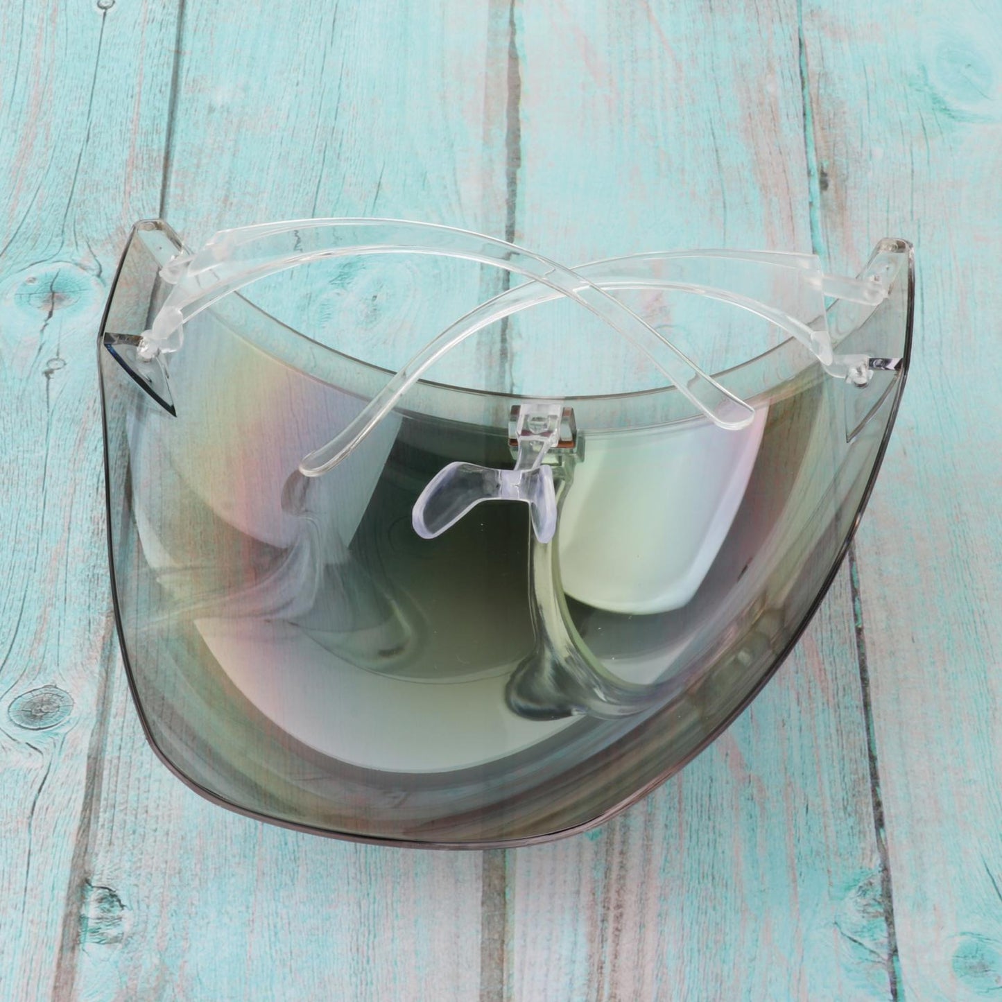 Face Shield Safety Sunglasses Clear Eyewear Reusable Easy Clean Windproof colorful