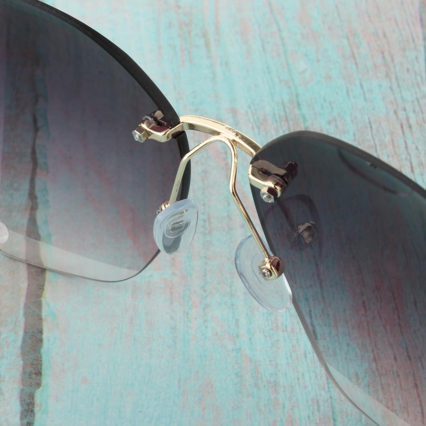 Fashion Vintage Oversized Sunglasses Women Gradient Eyewear Glasses Grey