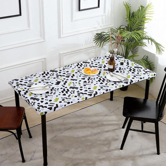 Rectangular Polyester Table Cloth Wedding Home Tablecloth 244x76cm Style A