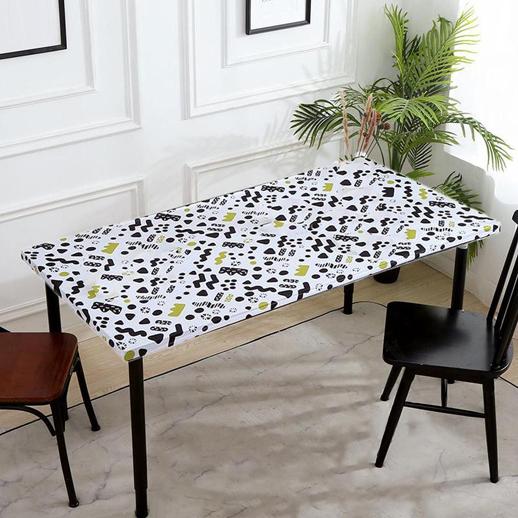 Rectangular Polyester Table Cloth Wedding Home Tablecloth 244x76cm Style A