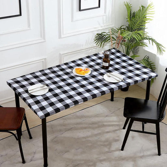 Rectangular Polyester Table Cloth Wedding Home Tablecloth 122x61cm Style B