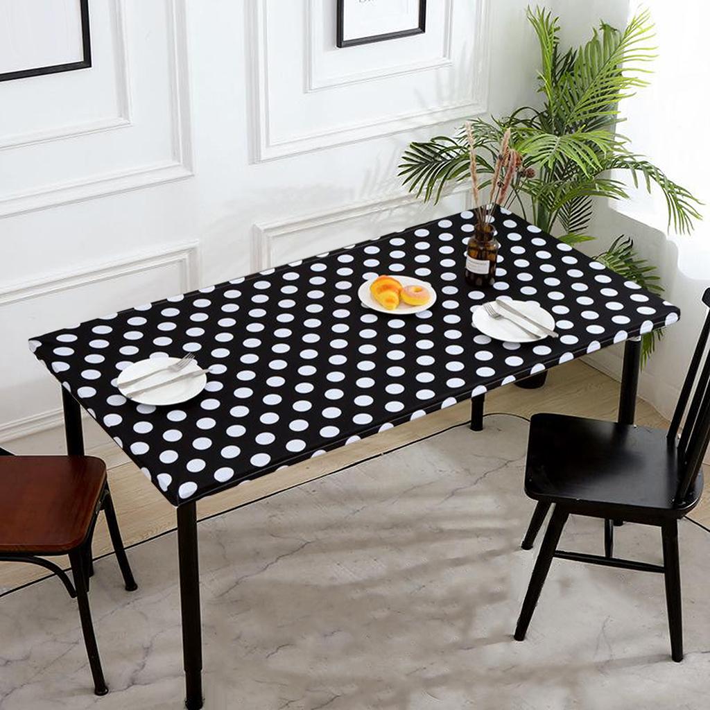 Rectangular Polyester Table Cloth Wedding Home Tablecloth 244x76CM Style C
