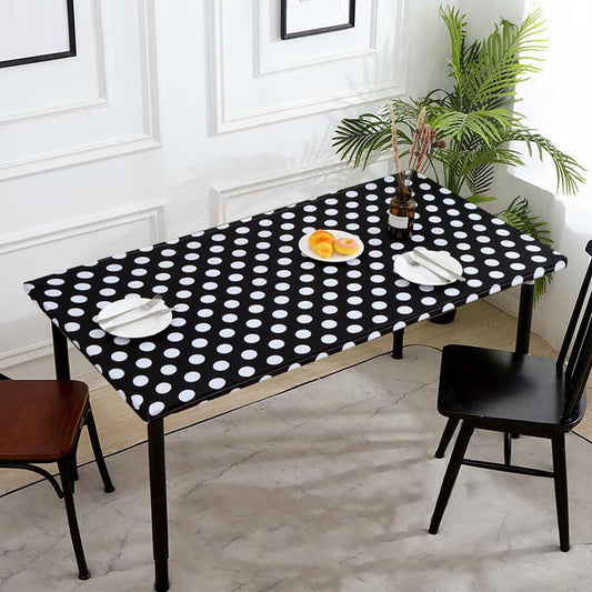 Rectangular Polyester Table Cloth Wedding Home Tablecloth 244x76CM Style C